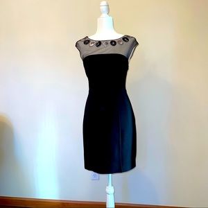 Black Dress, knee length, little black for any occasion.